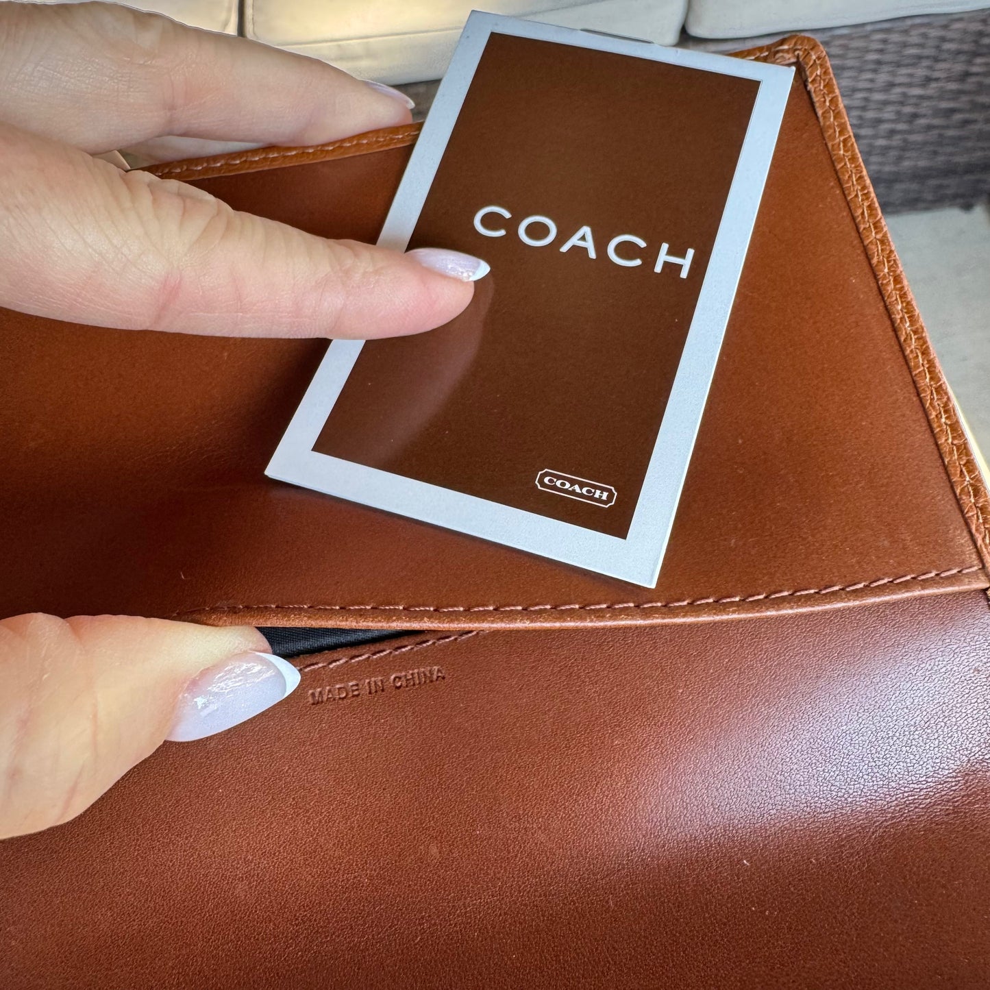 Vintage Coach Y2K 2003 Travelers Notebook Planner