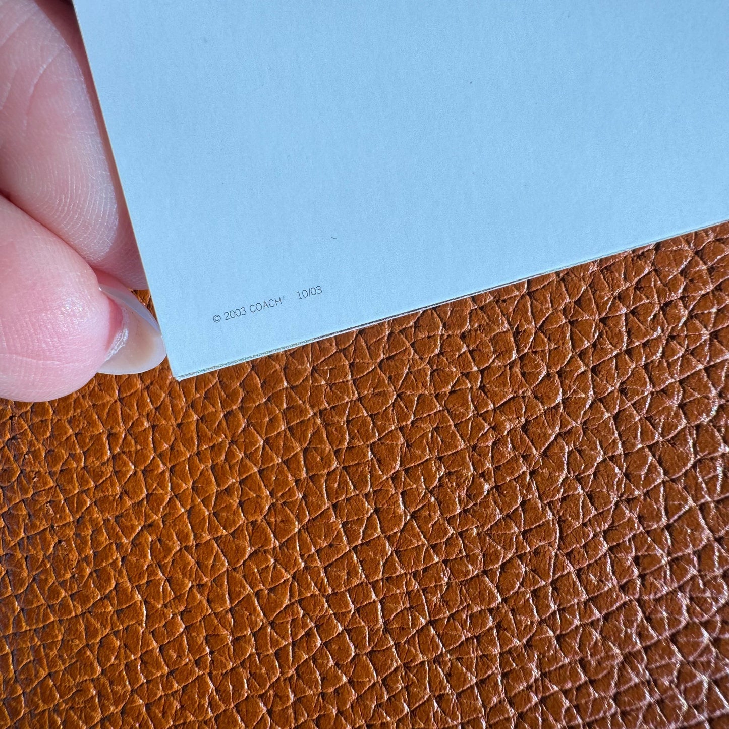 Vintage Coach Y2K 2003 Travelers Notebook Planner