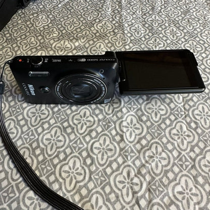 Nikon Coolpix S6900 Black 16 0Mp 12X Zoom Wifi Digital Camera Great Condition Ft