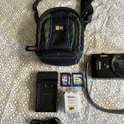 Nikon Coolpix S6900 Black 16 0Mp 12X Zoom Wifi Digital Camera Great Condition Ft