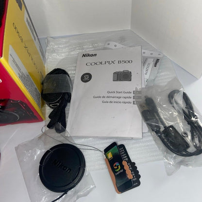 Nikon Coolpix B500 16 Mp Digital Camera Red Oa