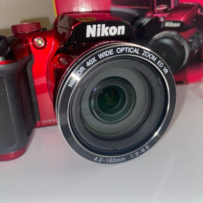 Nikon Coolpix B500 16 Mp Digital Camera Red Oa