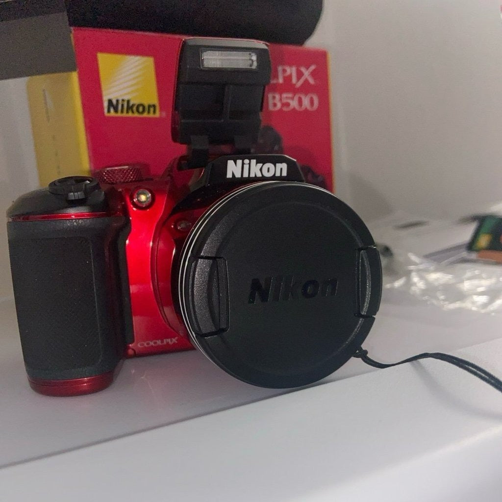Nikon Coolpix B500 16 Mp Digital Camera Red Oa