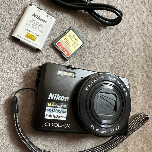 Nikon Coolpix S7000 16 Mp Compact Digital Camera Black Cx