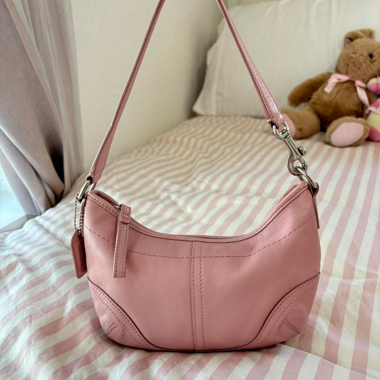 Baby Pink Coach Hobo