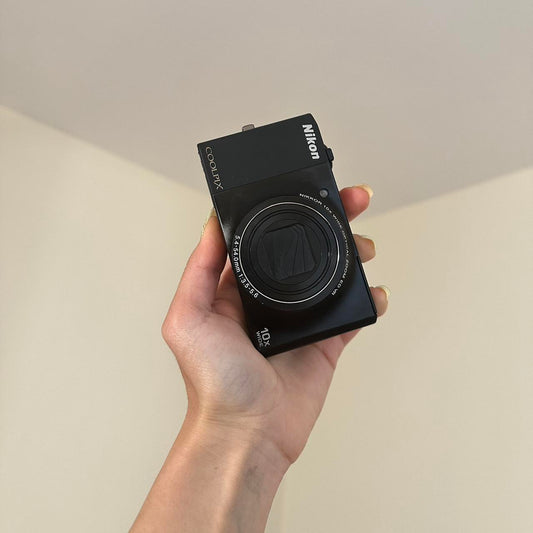 Nikon Coolpix S8000 in Matte Black Camera