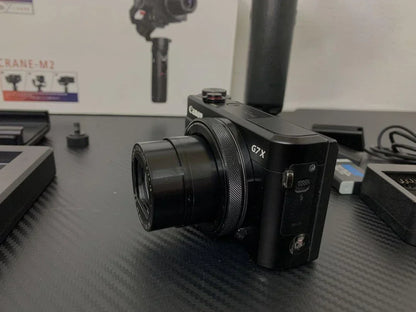 Canon G7x mark II, Zhiyun Crane M2 set camera