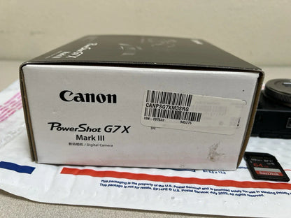 Canon - PowerShot G7 X Mark III 20.1-MP Digital Camera - silver/black