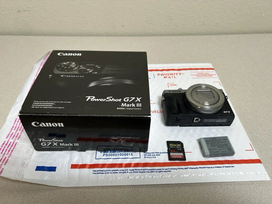 Canon - PowerShot G7 X Mark III 20.1-MP Digital Camera - silver/black