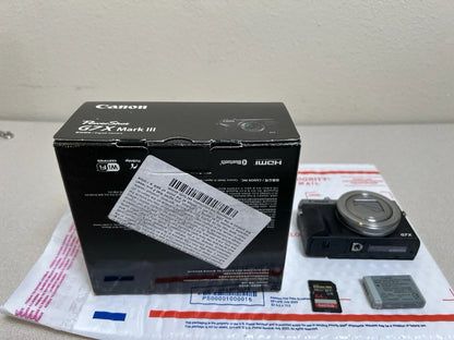 Canon - PowerShot G7 X Mark III 20.1-MP Digital Camera - silver/black