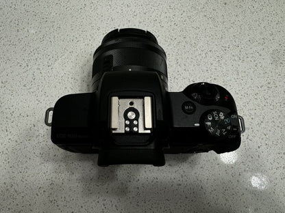 Canon Eos M50 Mark Ii 4K 24.1Mp 15-45Mm Lens Digital Camera With Extras