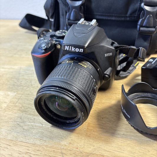 Nikon D3500 24.2Mp With 18-55Mm Vr Lens Kit Dslr Camera - Black